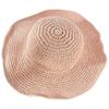 Summer Straw Sun Hat for Woman Foldable Natural Straw Bucket Hat Outdoor Hollw Breathable Fisherman Cap Travel Beach