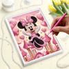 Disney Pearl Painting Minnie Castle Art Set These Handmade Pearl Art Paintings for Wall Decoration Make Wonderful Gifts for Home or Office Decoration