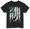 Deer Hunting American Flag Shirt Hunting Season Shirt Hunters Tshirt Unisex T-Shirt
