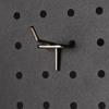 5Pcs Durable Metal Panel Perforated Holder Display Hooks Storage Racks Retail Shop Peg Goods Shelf