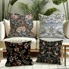 William Morris Thief Cushion Cover Reversible Plush Pillow Cover Soft Fluffy Home Decor for Sofa Bedroom
