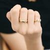 Poery Twist Knot Ring_Gold