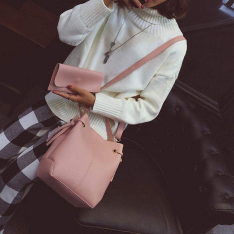 Stylish Korean Bucket Bag For Women Trendy Spring Summer Shoulder Crossbody Tote
