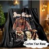 Custom Name Fantasy Labyrinth Adventure Blanket  Ideal Bedding Blanket Perfect for Travel, Camping, Living Rooms, Offices, Sofas, Fan Christmas Gift