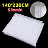 2Pcs Home Decor Voile Curtains White Window Screening Drapery Solid Sheer Window Tulle