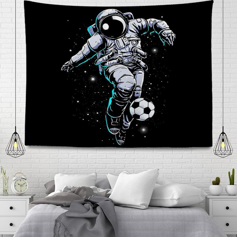 Astronaut Space Tapestry Cartoon Astronaut Tapestry Wall Hanging Bedroom Living Room Kitchen Decoration for Kids Boys Girls Gift