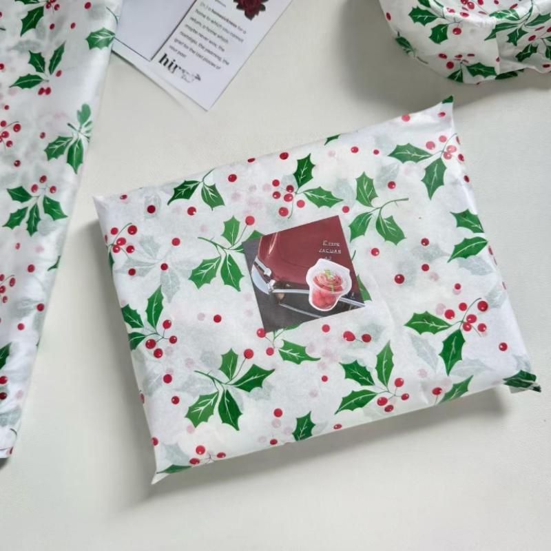 10Pcs Festival Craft Packaging Paper For Christmas Christmas Tissue Paper Gift Wrapping Paper Birthday Gift Wrapping Papers