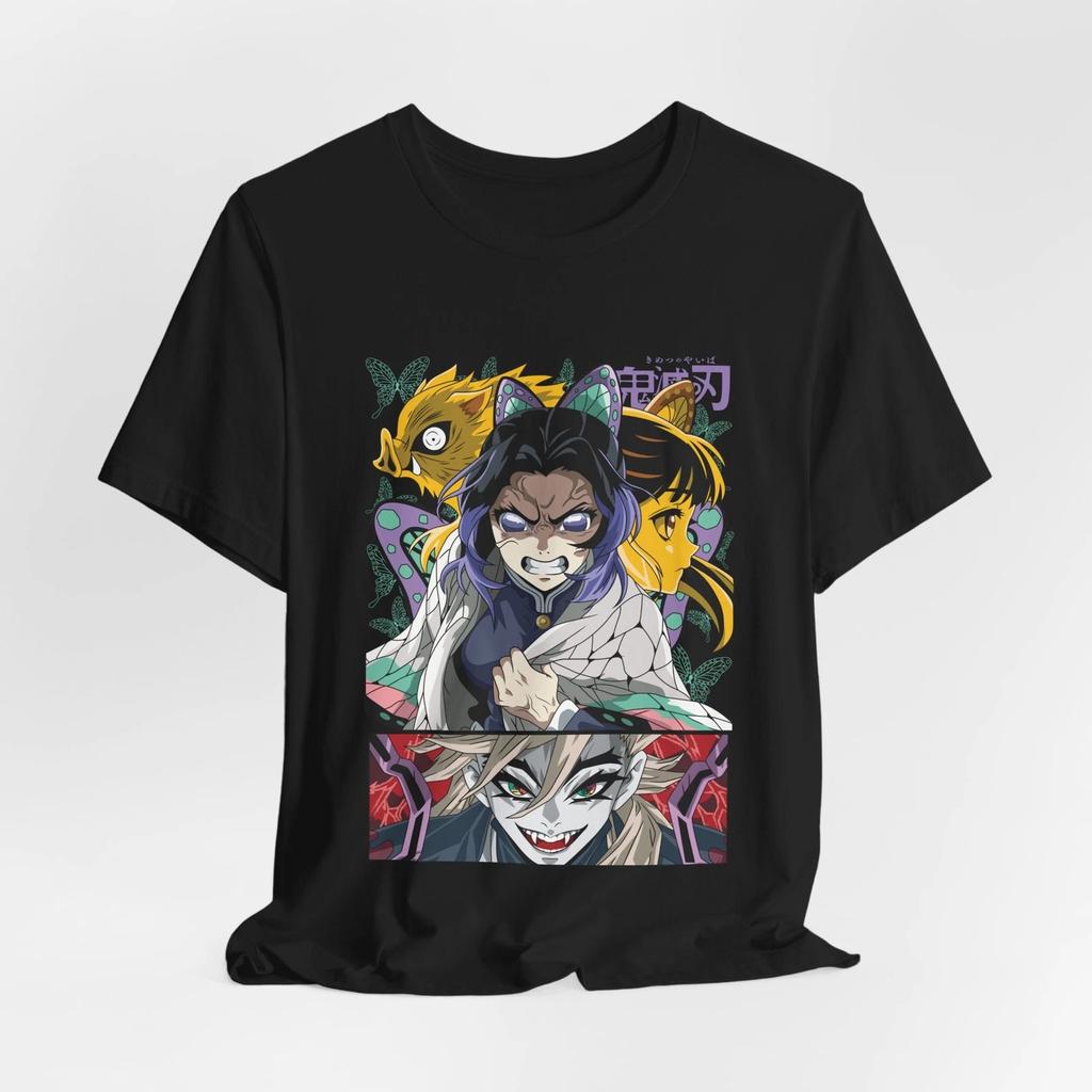 T-shirt Personnages Anime Demon Slayer | T-shirt Panneau Manga