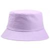 Hwcap Effen Kleur Vissershoed van Puur Katoen met Geborduurd Logo, Draagbare Bucket Hat Voor Zonbescherming