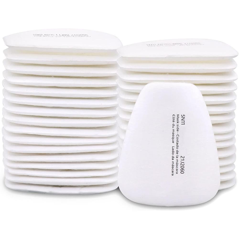 30Pcs For 6100 6200 6800 7502 Respirator 5N11 Cotton Filter /Cover Replacement