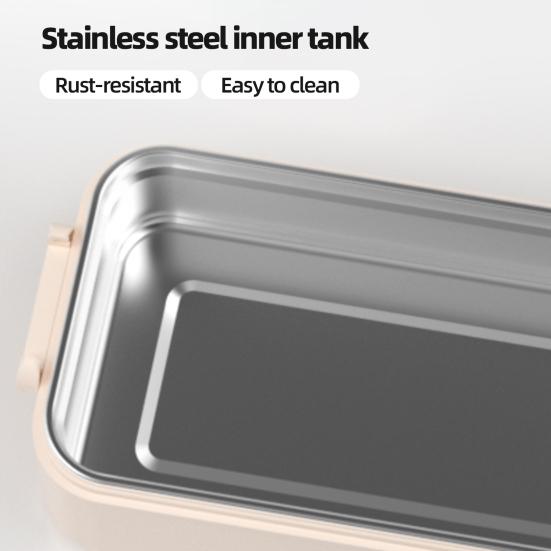 Heated Lunch Box 900ml Capacity Food Warmer Stainless Steel Hot Meal Lunch Container for Office Travel And Outdoors