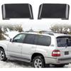 Pro Toyota Land Cruiser LC100 FJ100 1998 1999 2000 2001 2002 Černé Vnější Střešní Nosiče Lišty Zavazadel Středový Ochranný Kryt Příslušenství pro Auto 2ks