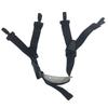 Motorcycle Helmet Chin Strap Replacement Y Shape Safety Strap Adjustable Length Durable Material Compatible with Various Helmet Models