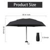 Mini Travel Sun Umbrella For Purse With Case,Small Compact Uv Umbrella For Sun And Rain,Lightweight & Portable,Windproof Parasol