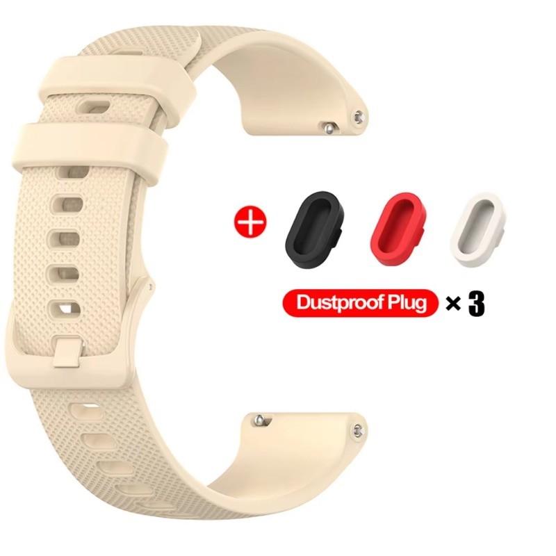 18mm 20mm 22mm Watch Strap for Garmin Venu 3/3s/2/2s Silicone Watchbands Strap for Garmin Vivoactive 3/4/4s/Forerunner 245 Bands