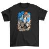 Anime Dinosaur T-Rex Attack - Funny T-Shirt, Unisex Printed Design, 100% Cotton.