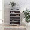 vidaXL Shoe Cabinet Concrete Grey 60x35x105 Cm Wood-based Panel