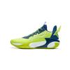 Li Ning Kinder Wind Shadow 2.0 Basketballschuhe Schlichte Mode Vielseitig Klassisch Kinder-Basketballschuhe Acid-Lime Preußischblau YKBU072-27