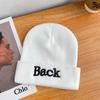 Hat Men's Knitted Cold Hat Korean Style Autumn and Winter Style Thin Light Plate Solid Color Versatile Warm Ear Protection Woolen Hat