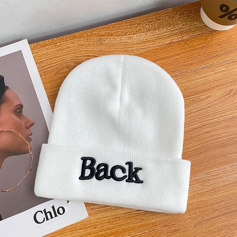 Hat Men's Knitted Cold Hat Korean Style Autumn and Winter Style Thin Light Plate Solid Color Versatile Warm Ear Protection Woolen Hat