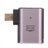 D Shaped Converter 8K Right Angled Mini Male To High Definition Multimedia Interface Femal Adapter