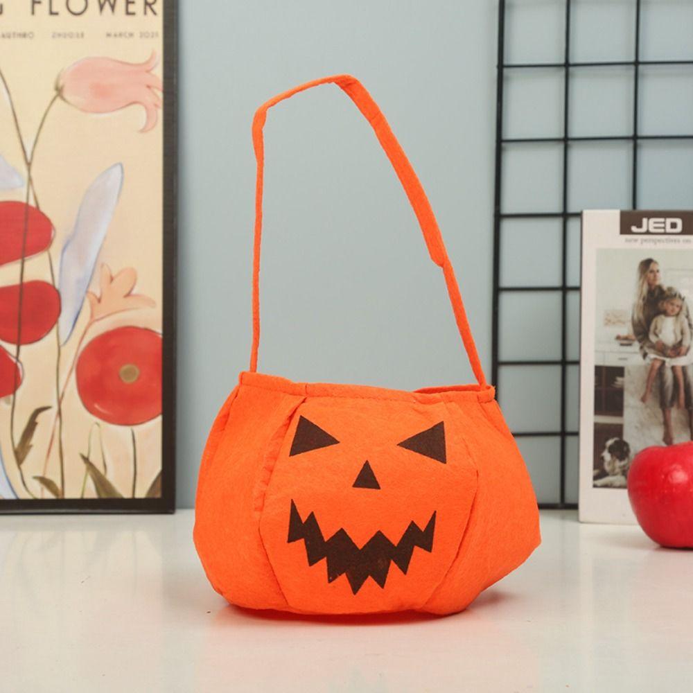 Gifts Pouch Pumpkin Bag Ghost Pumpkin Candy Bag Portable Halloween Candy Bag  Festival