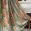 Printed Semi-Blackout Rod Pocket Curtain