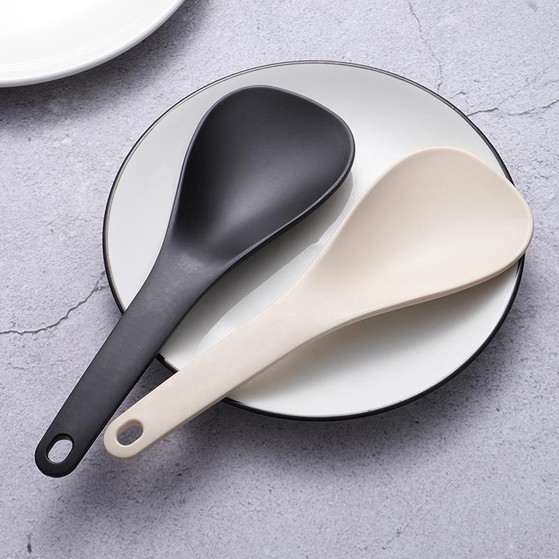 Haning Alloy Non Stick Rice Spoons Rice Shovel Spatula Long Deep Soup Scoop Kitchen Area Utensil Multifunctional Rice Cooker