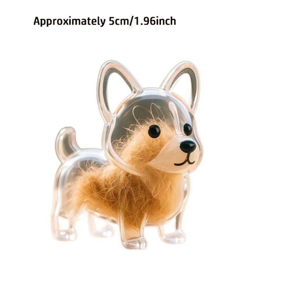 Transparent Dog Hair Collection Pendant Bichon Husky Corgi Portable Dog Hair Storage Capsule Gifts Dog Hair Storage Box