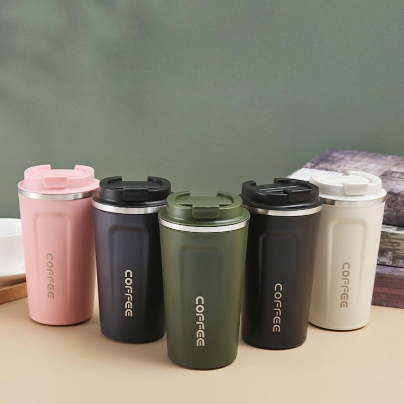 510Ml Stainless Steel Coffee Mug Portable Tumbler Vacuum Flasks Car Thermal Cup Keeps Cold And Heat Thermal Mug Coffee Cup