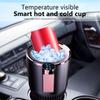 DC 12V Warmer Cooler Smart Car Cup Car Heating Cooling Cup 2-in-1 Car Office Cup Mug Holder Cooling Beverage Travel Drinks Cans
