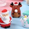 Christmas Extrusion Toys Anti Stress Balls Santa Claus Snowman Elk Decompression Squeeze Sensory Toys Kids Christmas Party Gifts