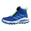 Fortarun Boa Atr Stoff Casual Rutschfest Stoßdämpfend Langlebig High-Top Laufschuhe Kinder Sneaker Blau GZ1808