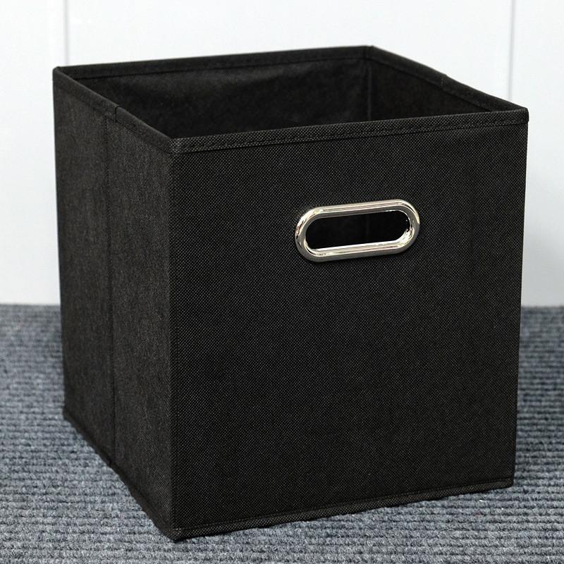 Clothing Storage Box Foldable With Metal Buckle For Bedroom Closet Organization