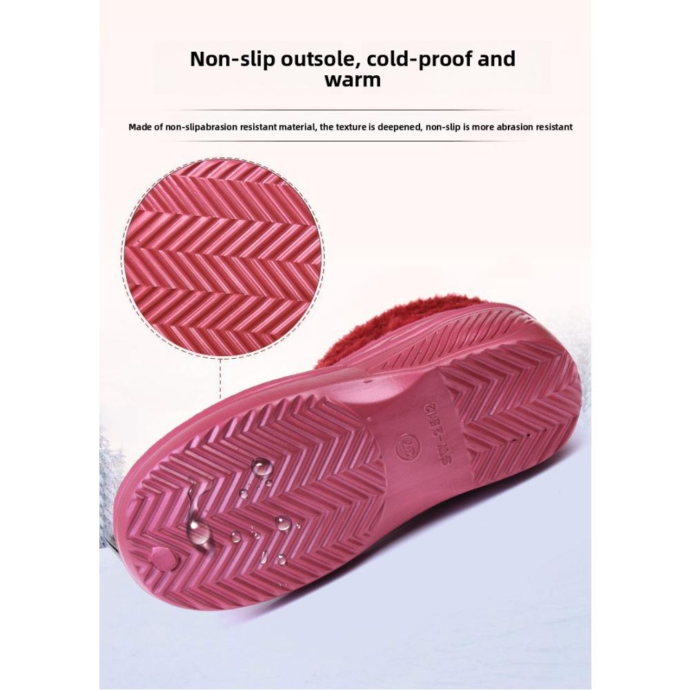 **Men Women EVA Waterproof Winter Snow Boots Warm Anti Slip Work Shoes Cold Resistant Outdoor**