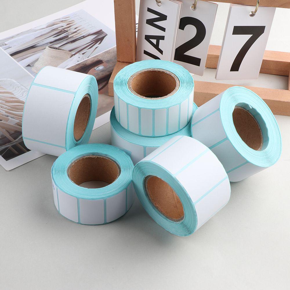 Convenient Blank Tag Supermarket Price Adhesive Paper Package Label Thermal Sticker Waterproof