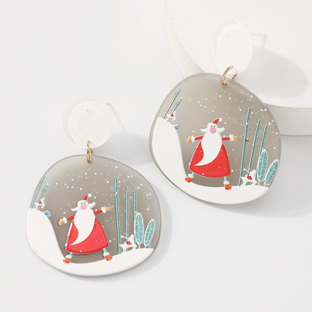 Christmas Tree, Reindeer and Snowman Drop Earrings for Women, Christmas Gifts for Girls
