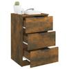 Nightstand Smoked Oak 40 x 36 x 65 cm