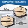 For BMW 3 Series E90 E91 2005-2012 ABS Carbon Fiber Matte Black Car Interior Door Panel Decoration Strip Sticker Car Accessories