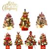 Zarte Mini Rosa Imitations-Weihnachtsbaumschmuck Desktop-Dekorationen