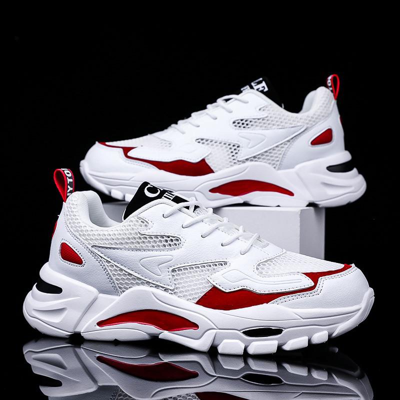 Mesh Chunky Sneakers Atmungsaktiv Lässige Mode Sportschuhe