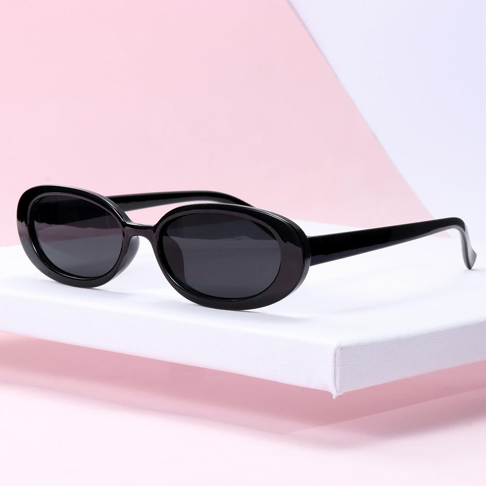 Lunettes de soleil œil de chat vintage Monture rectangulaire petite Protection UV400 Teintes rétro pour femmes hommes Lunettes de soleil d'extérieur