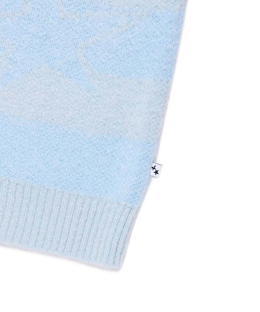 CAVISH Brushed Star Knit Sweater Blue(Cv2Ffuk600A)