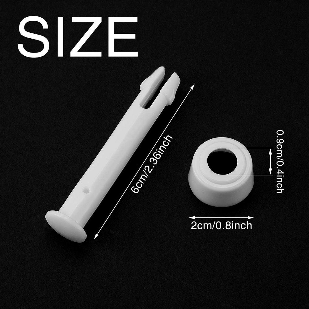 24PCS 2.36in ABS Pool Joint Pins 6cm 2.36in Cap Set Seals For Swimming Pool Reps