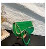 Chic Small Shoulder Bag For Women Stylish Chain Design Versatile Pu Leather Crossbody Bag