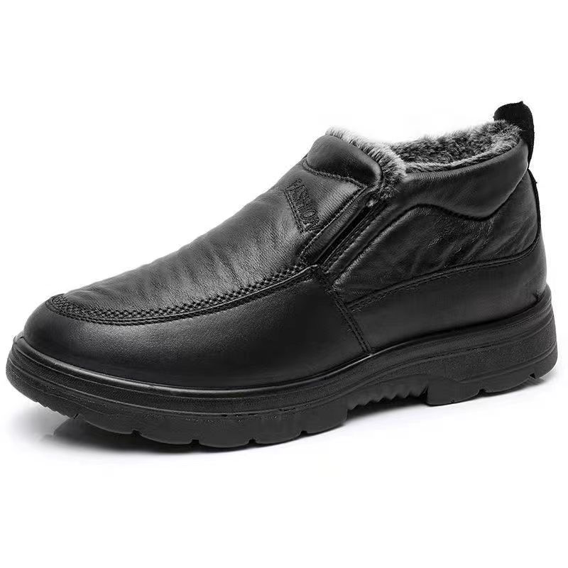 Men Boots High Quality Ankle Boots Men Lightweight Men Casual Shoes Winter Warm Fur Working Shoes Male Outdoor