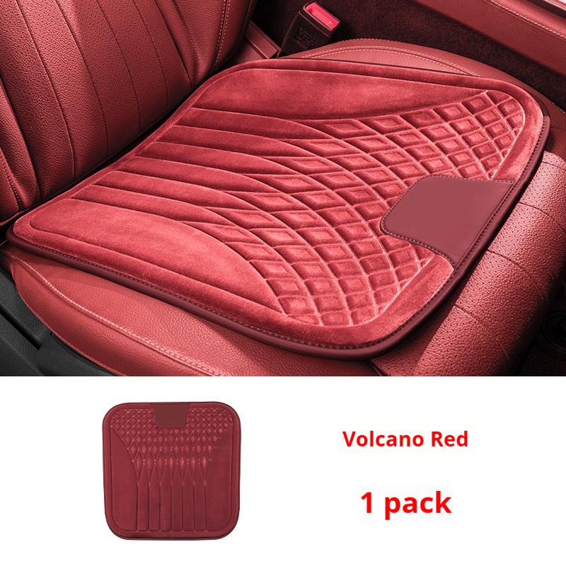 For Volvo V40 V50 V60 V70 S40 S60 S80 S90 Xc40 Xc60 Xc70 Xc90 C30 Flannel Car Seat Cushion, Non-Slip All-Season Auto Cushion Pad