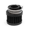 Hava Filtresi, 1,0 inç (25 mm) Otomobiller İçin Emme Kalibresi, Hava Emme Filtresi, Ayarlanabilir Kelepçe, Siyah