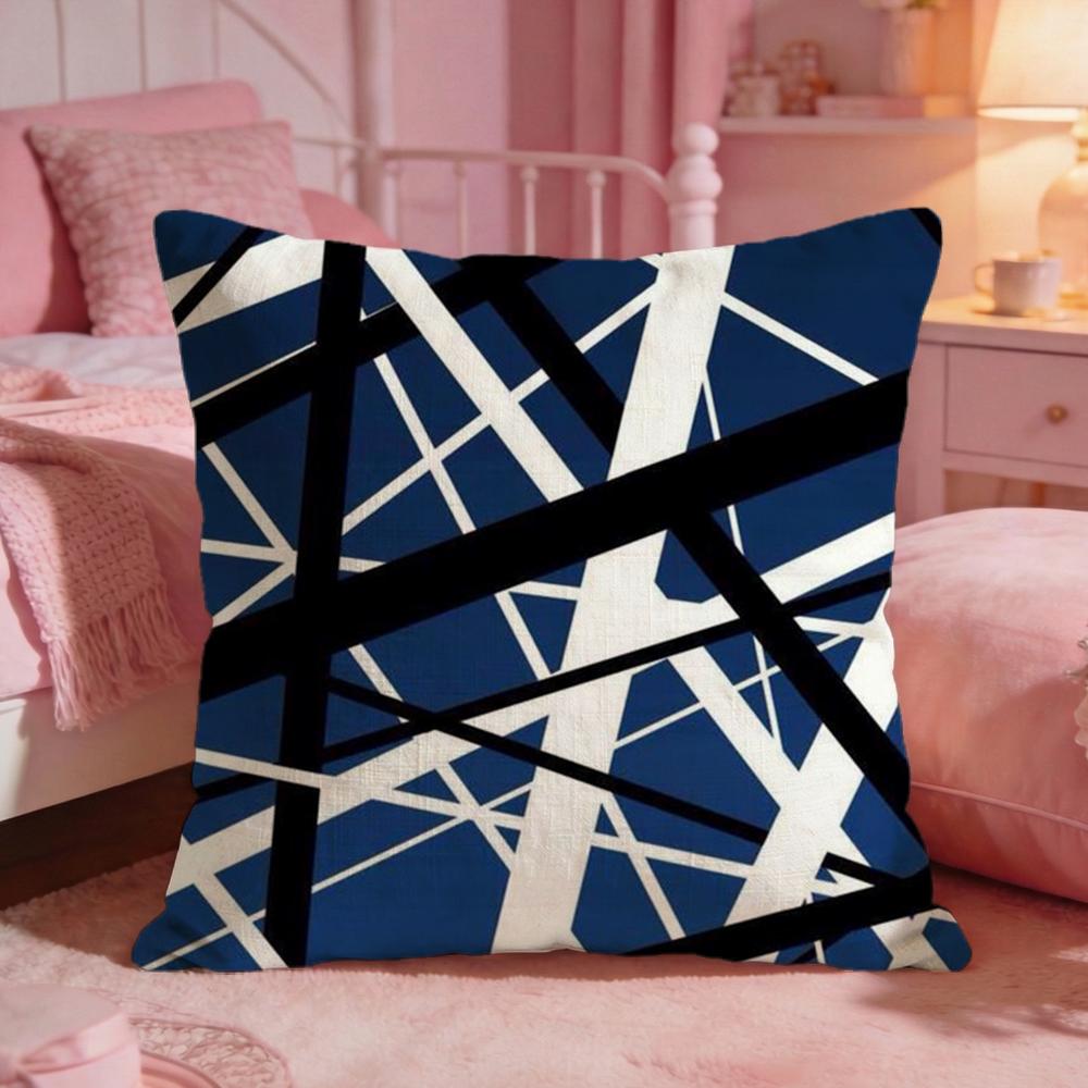 Rock Band VVan Halens Cushion Cover Premium Comfort Reversible Pillow Cove Two In One Design for Any Room  Car Interior
