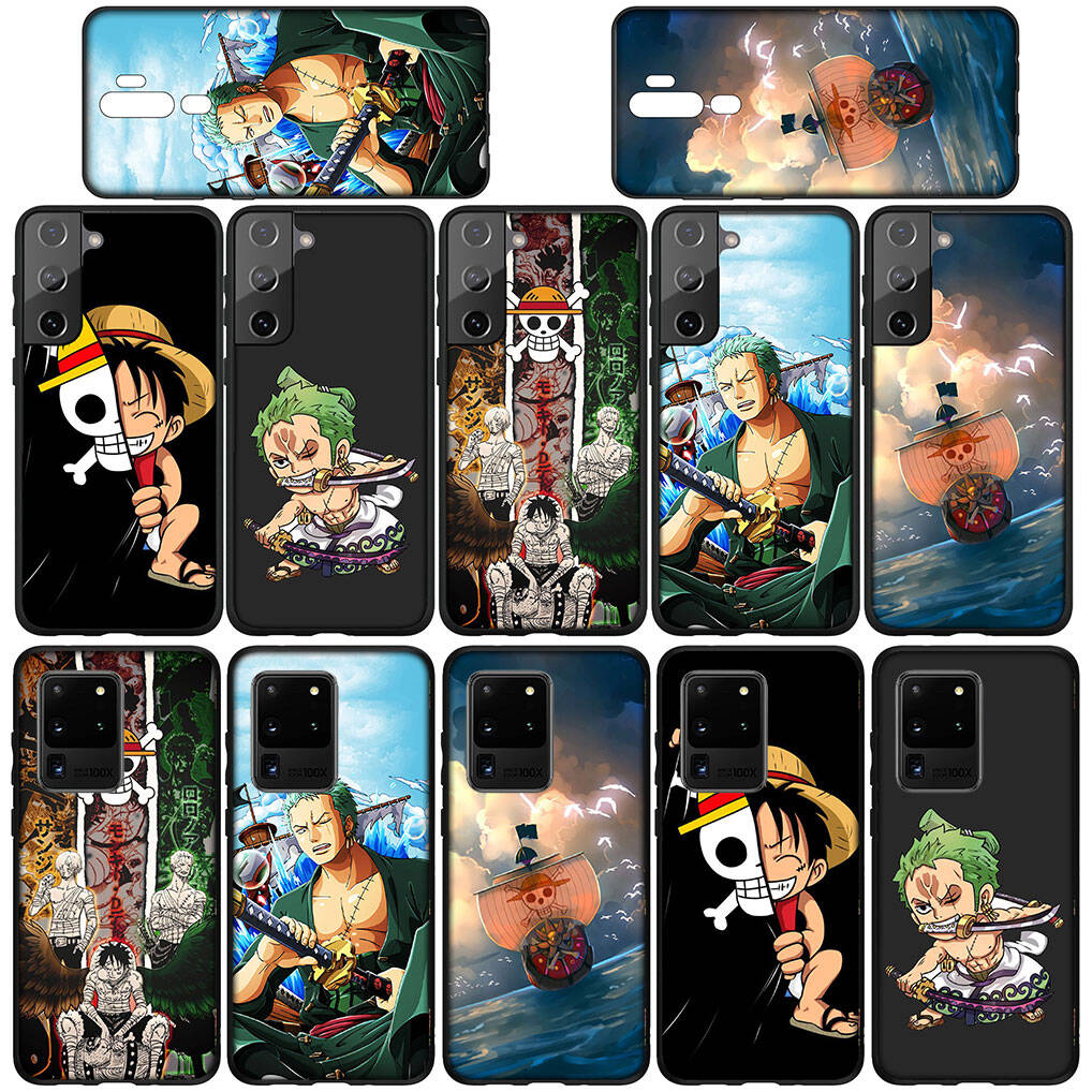 Für Samsung Galaxy S25 S24 S23 S22 Ultra FE Plus A37 A57 A56 A55 A06 A16 A15 A36 A26 A35 A05 A25 A54 A34 Handyhülle Roronoa Zoro Luffy One Piece Cover